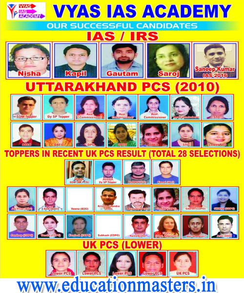 Vyas academy dehradun selection