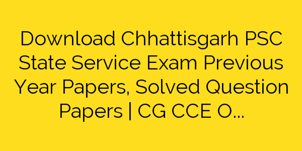 cgpsc-sse-previous-papers-download