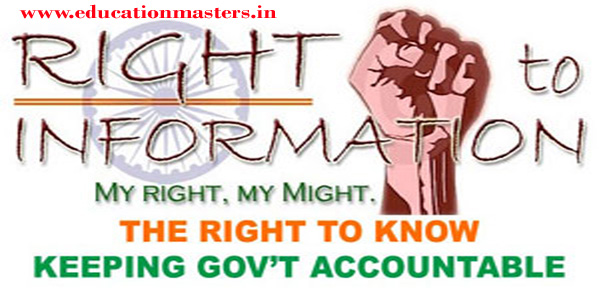 RTI Act in Hindi : सुचना का अधिकार अधिनियम 2000 हिंदी में