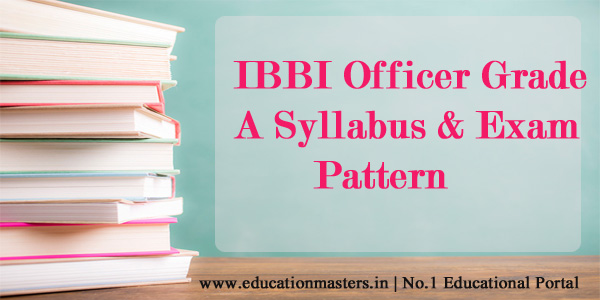 IBBI Assistant Manager Syllabus 2018 - IBBI Exam Syllabus & Test Patten