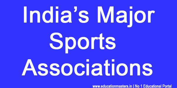 List of India’s Major Sports Associations - GK in Hindi