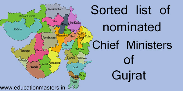sorted-list-of-nominated-chief-ministers-of-gujarat