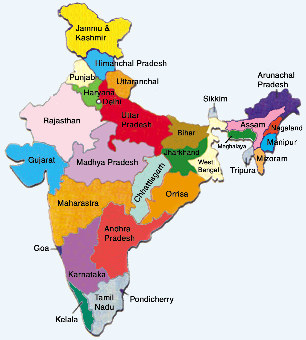 states-of-india-and-their-capitals