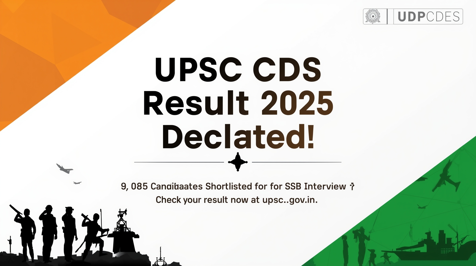 Lucid_Origin_zbText_on_poster_UPSC_CDS_Result_2025_DeclaredSub_3