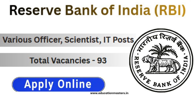 RBI Lateral Recruitment 2025 Apply Online for 93 Data Engineer, Project ...