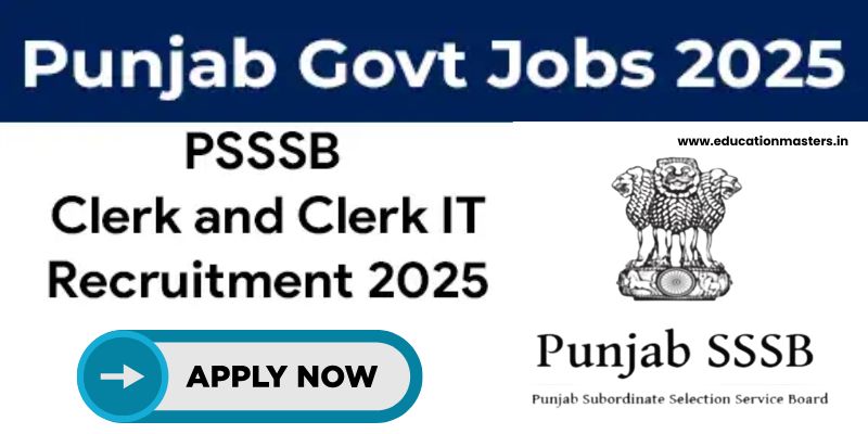 PSSSB Clerk Recruitment
